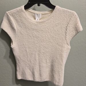 H&M Cap-sleeved Rib-knit Top SOLD OUT